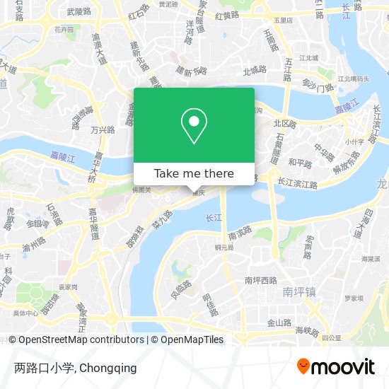 两路口小学 map
