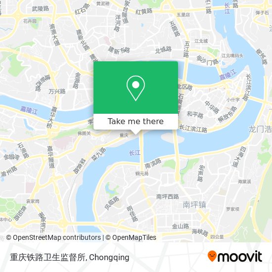 重庆铁路卫生监督所 map