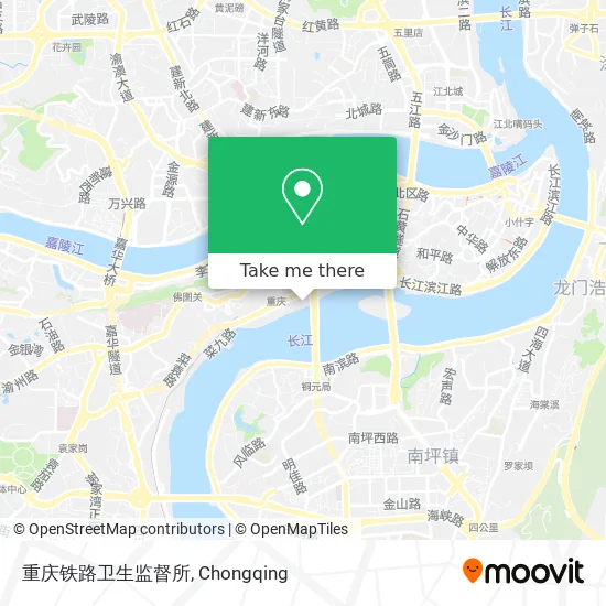重庆铁路卫生监督所 map