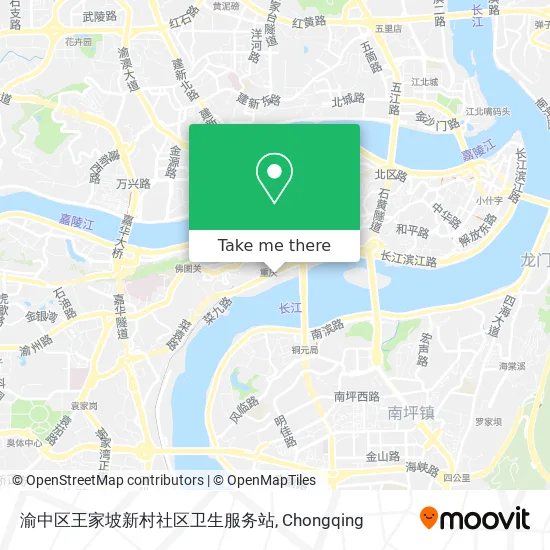 渝中区王家坡新村社区卫生服务站 map