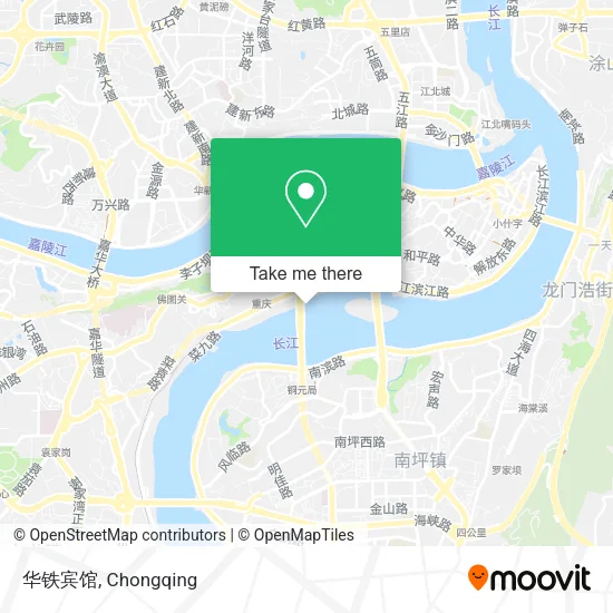 华铁宾馆 map