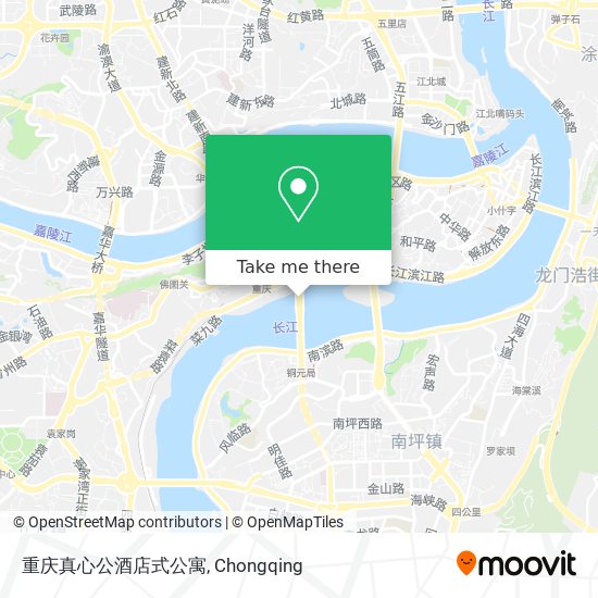 重庆真心公酒店式公寓 map