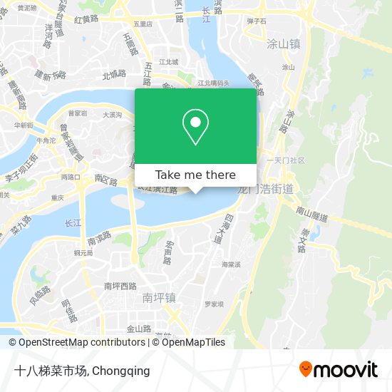 十八梯菜市场 map