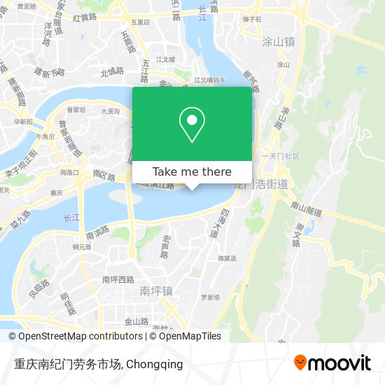 重庆南纪门劳务市场 map