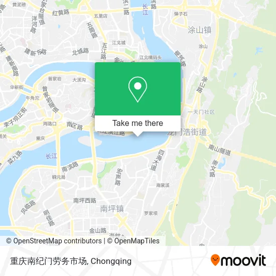 重庆南纪门劳务市场 map