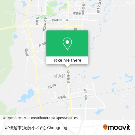 家佳超市(龙荫小区西) map