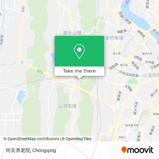 尚宾养老院 map