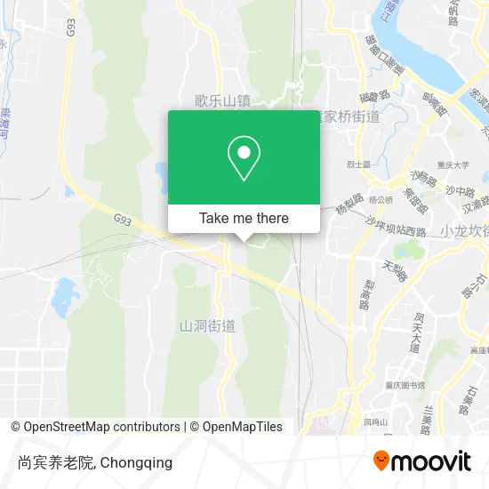 尚宾养老院 map