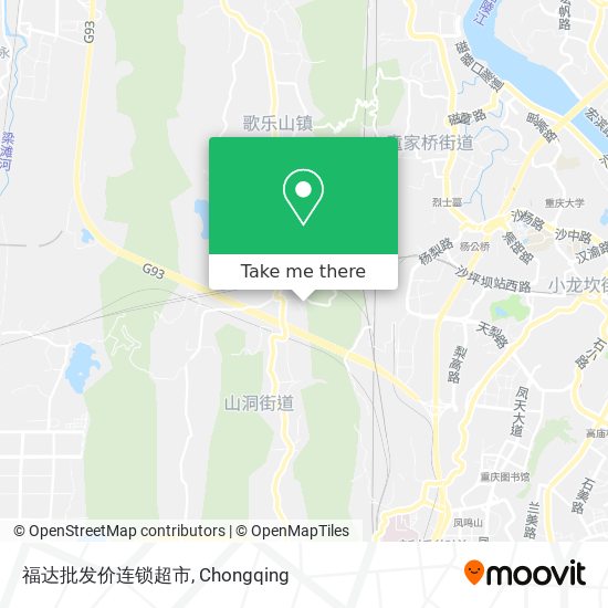 福达批发价连锁超市 map