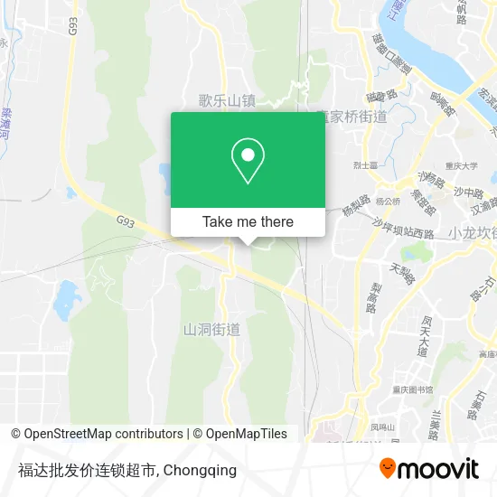 福达批发价连锁超市 map