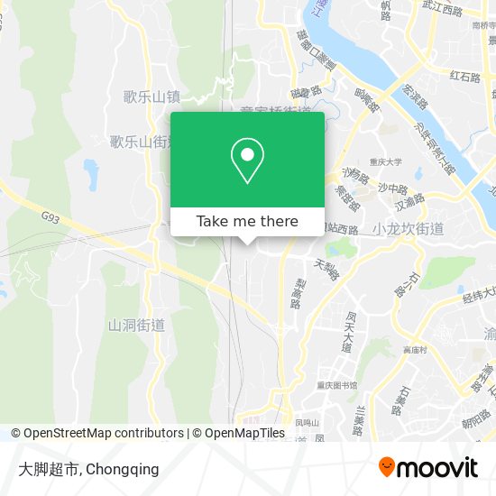 大脚超市 map