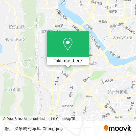 融汇·温泉城-停车库 map