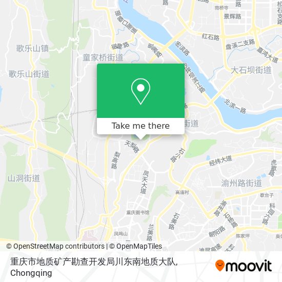 重庆市地质矿产勘查开发局川东南地质大队 map