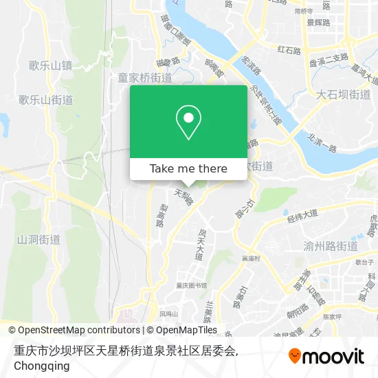 重庆市沙坝坪区天星桥街道泉景社区居委会 map