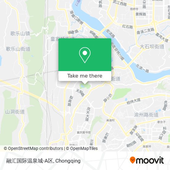 融汇国际温泉城-A区 map