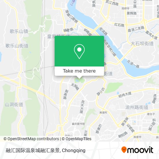 融汇国际温泉城融汇泉景 map