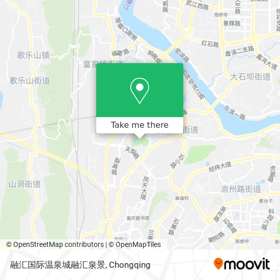 融汇国际温泉城融汇泉景 map