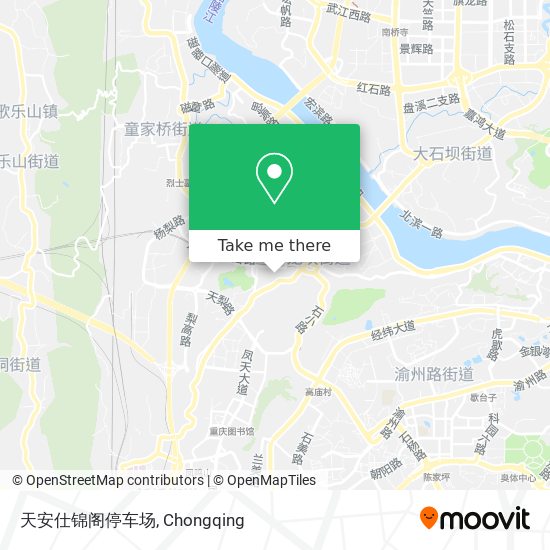 天安仕锦阁停车场 map