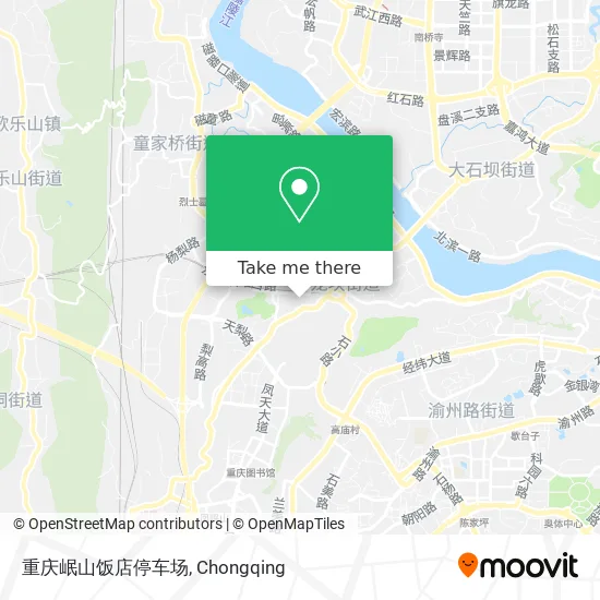 重庆岷山饭店停车场 map