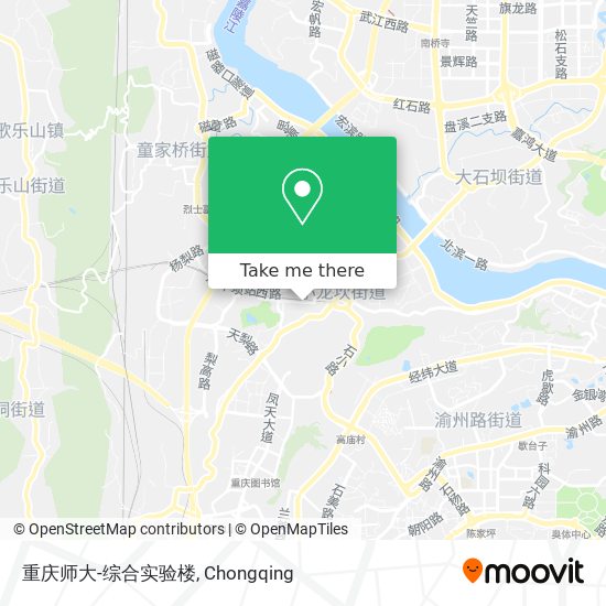重庆师大-综合实验楼 map