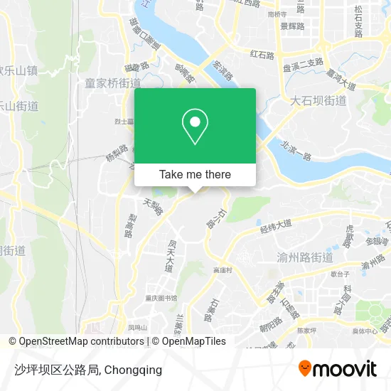 沙坪坝区公路局 map