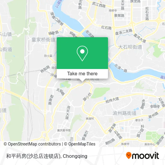和平药房(沙总店连锁店) map
