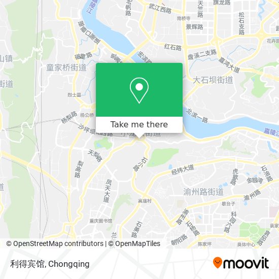利得宾馆 map