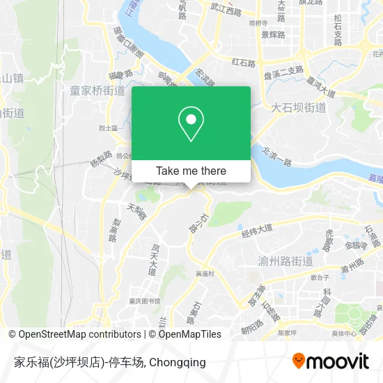 家乐福(沙坪坝店)-停车场 map