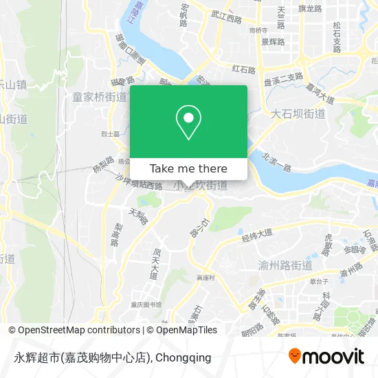 永辉超市(嘉茂购物中心店) map