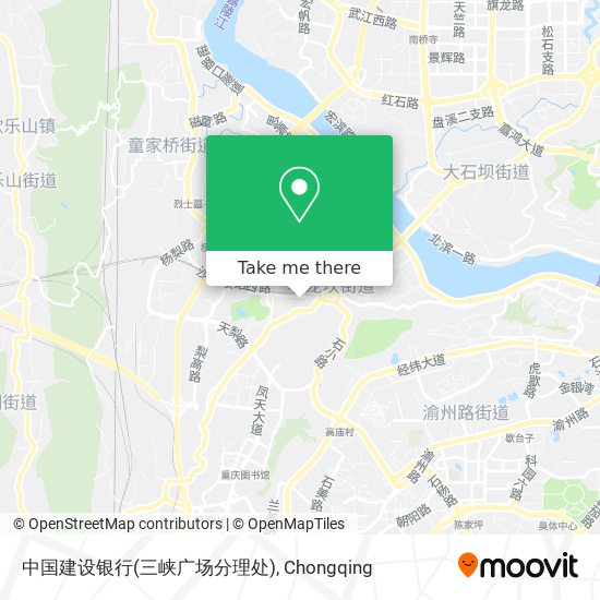 中国建设银行(三峡广场分理处) map