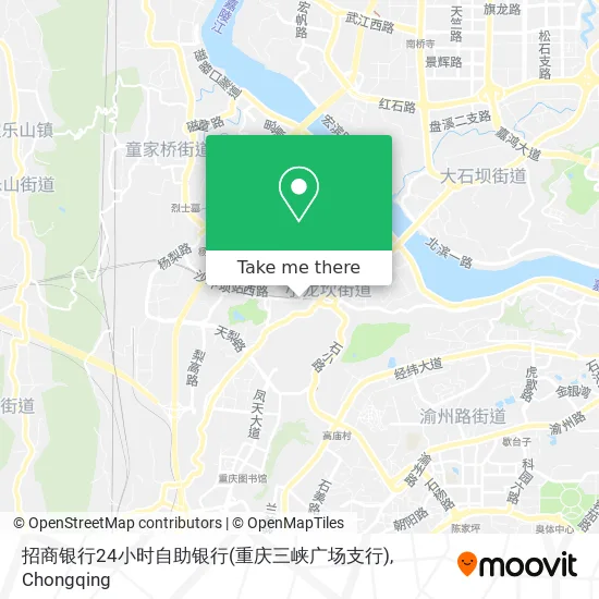 招商银行24小时自助银行(重庆三峡广场支行) map