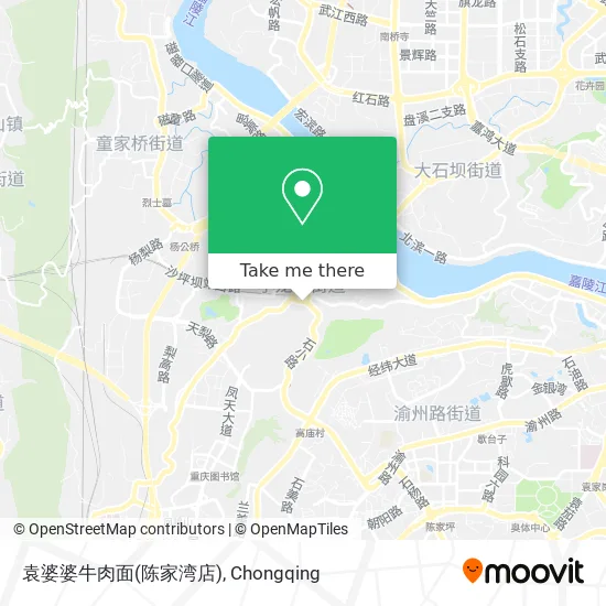 袁婆婆牛肉面(陈家湾店) map