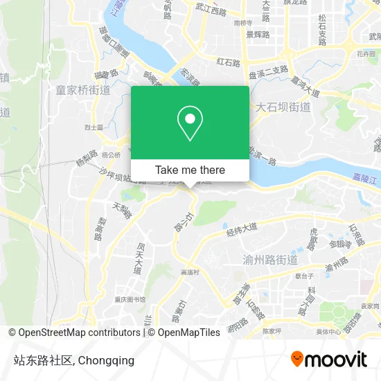 站东路社区 map