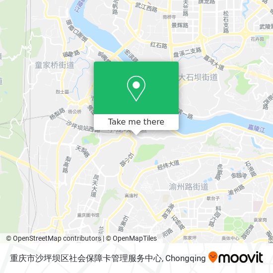 重庆市沙坪坝区社会保障卡管理服务中心 map
