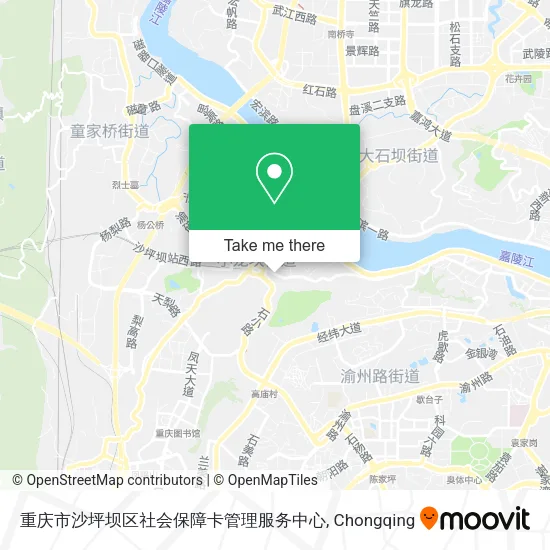 重庆市沙坪坝区社会保障卡管理服务中心 map