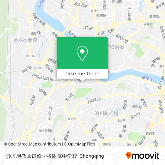 沙坪坝教师进修学校附属中学校 map