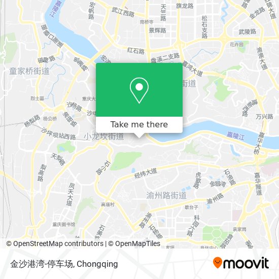金沙港湾-停车场 map