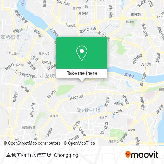 卓越美丽山水停车场 map