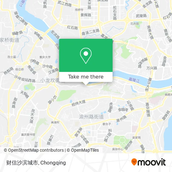 财信沙滨城市 map