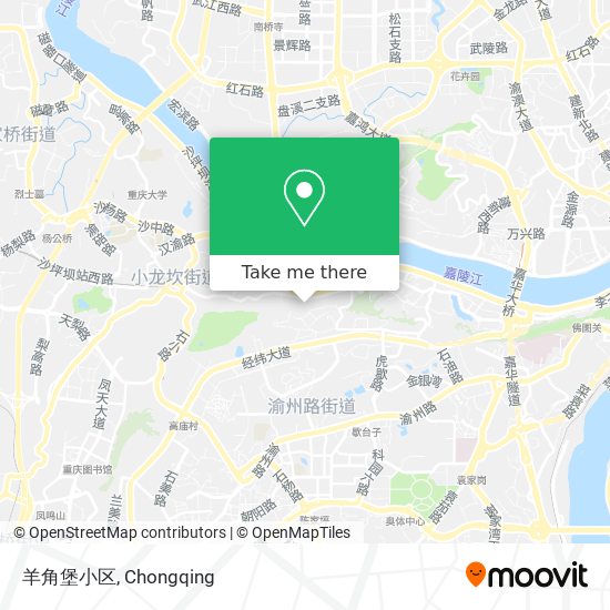 羊角堡小区 map