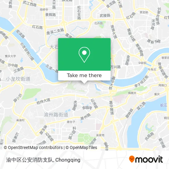 渝中区公安消防支队 map