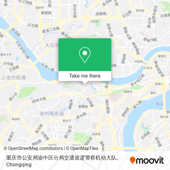 重庆市公安局渝中区分局交通巡逻警察机动大队 map