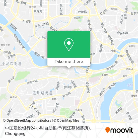 中国建设银行24小时自助银行(雍江苑储蓄所) map