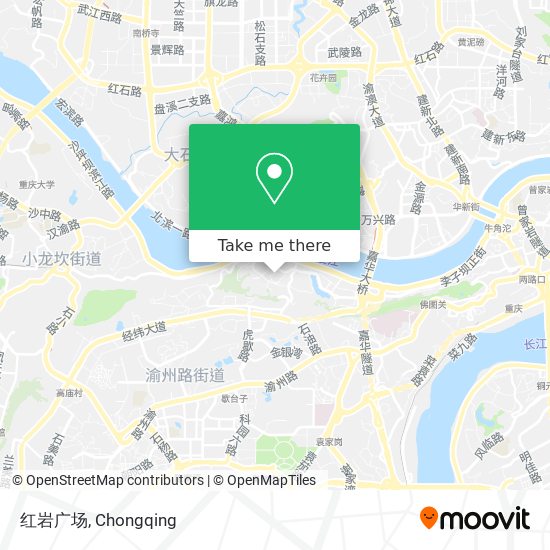 红岩广场 map