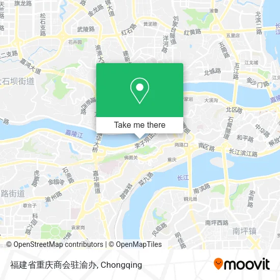 福建省重庆商会驻渝办 map