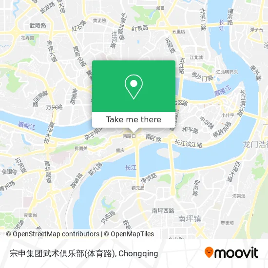 宗申集团武术俱乐部(体育路) map