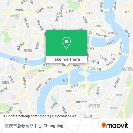重庆市急救医疗中心 map