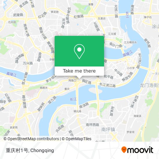 重庆村1号 map