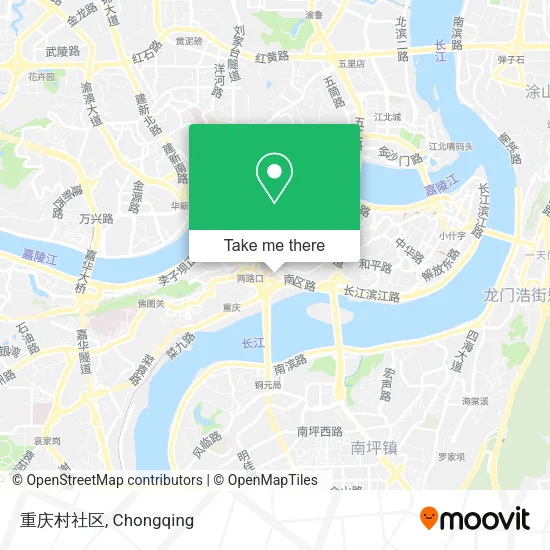 重庆村社区 map