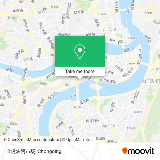 金虎农贸市场 map